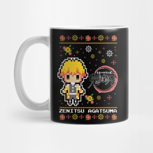 Zenitsu Pixel Art - Demon Slayer Mug